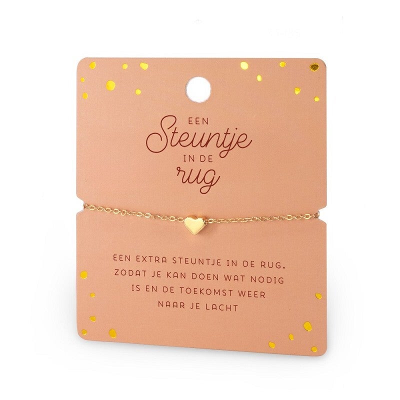 Armbandje - Steuntje in de rug