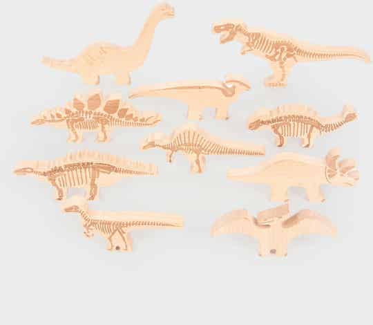 Tickit - Houten blokken - Dinosaurus