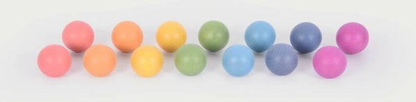 Tickit - Regenboog houten ballen