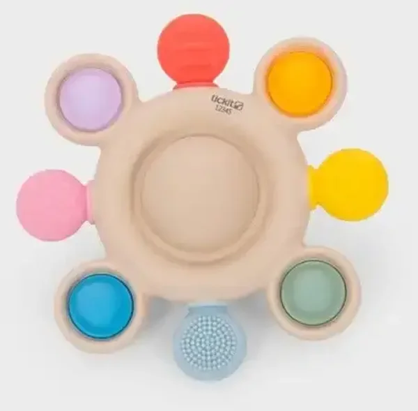 Tickit - Silisoft Rammelaar - Regenboog