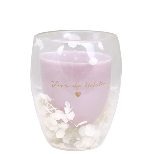 My Flame - Geurkaars in theeglas - Voor de liefste