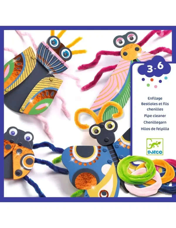 Djeco - Knutselset - Yarn bugs