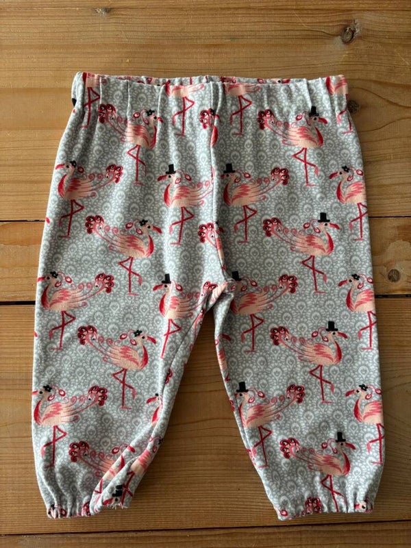 Tricot broekje Flamingo