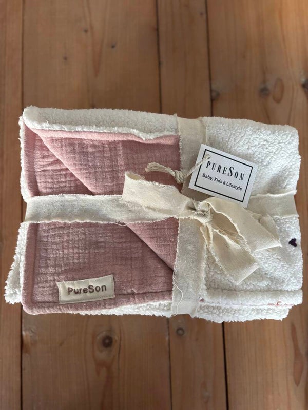 Baby omslagdoek/deken teddy mousseline