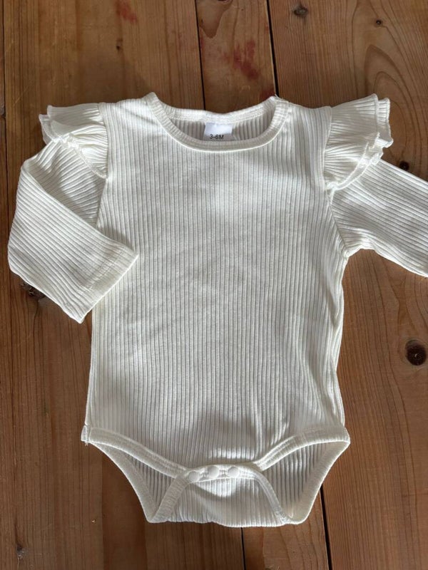 Romper met lange mouw 4 kleuren