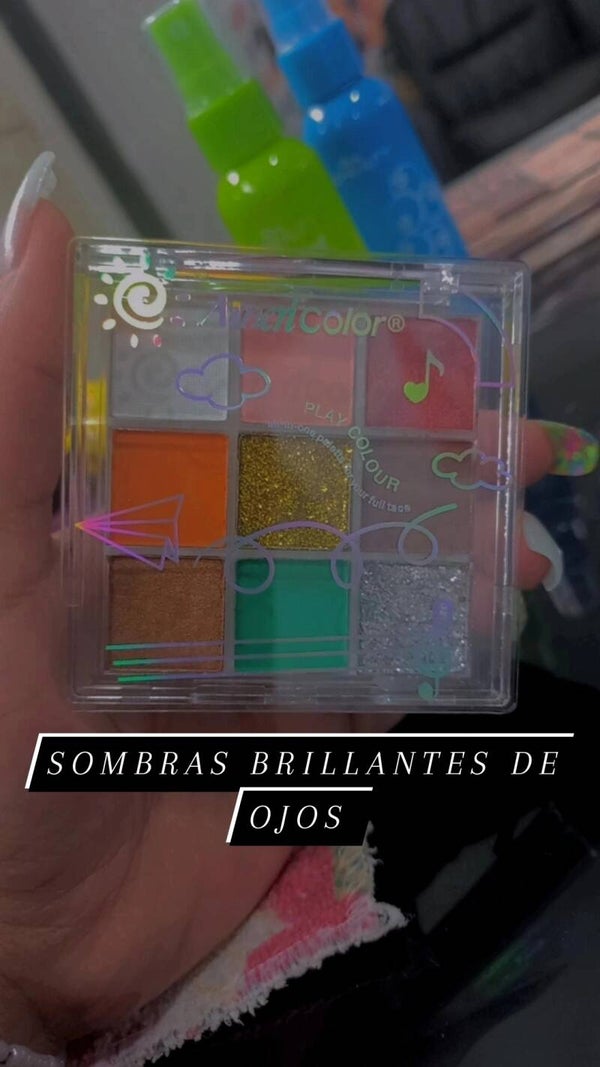 SOMBRA MATE Y GLITTER