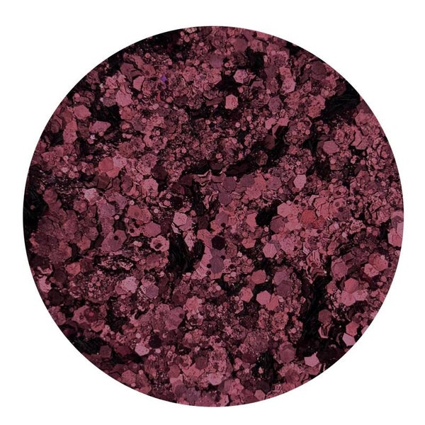 Superstar Chunky Glitter - Bordeaux