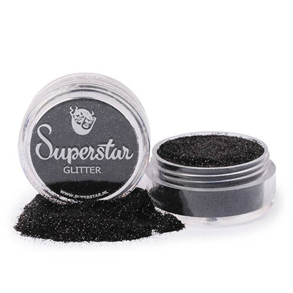 Superstar Fijne Glitter - Zwart