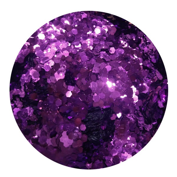 Superstar Chunky Glitter - Paars