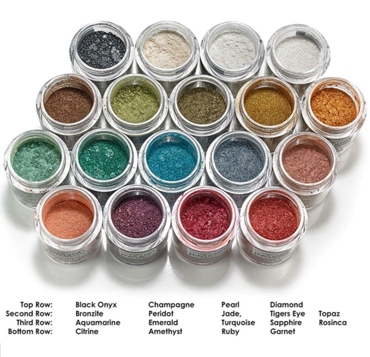 Mehron Precious Gem Powder - Topaz (5 gram) | Elluminé Shop
