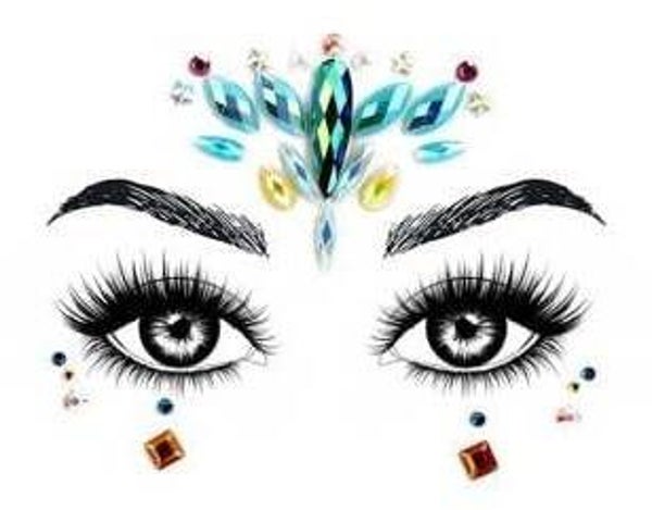 Face Jewels - Plaksteentjes - model 6