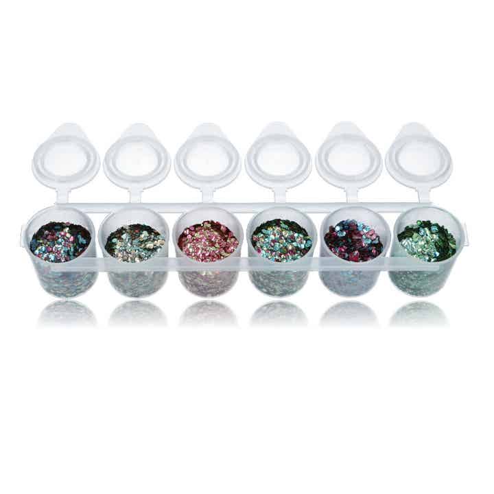 Superstar Biodegradable Chunky Glitter Mix 6-pack CRAZY - 100 ml