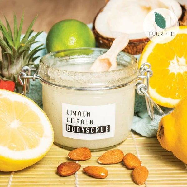 Puur-E | Bodyscrub met Limoen en Citroen