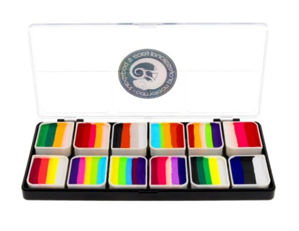 Cameleon - Splitcake Colorblock Palette All Stars (12 x 10 g)