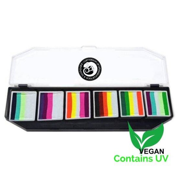 Cameleon - Splitcake Colorblock Palette Sôkkertantes Spooky UV (6 x 10 g)