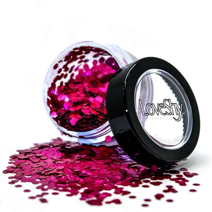 PaintGlow Holographic Chunky Glitter Biodegradable Wild Orchid 6 ml