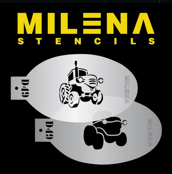 MILENA STENCILS | Tractor D49