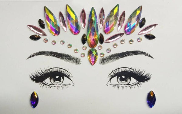 Face Jewels - Plaksteentjes - model 9