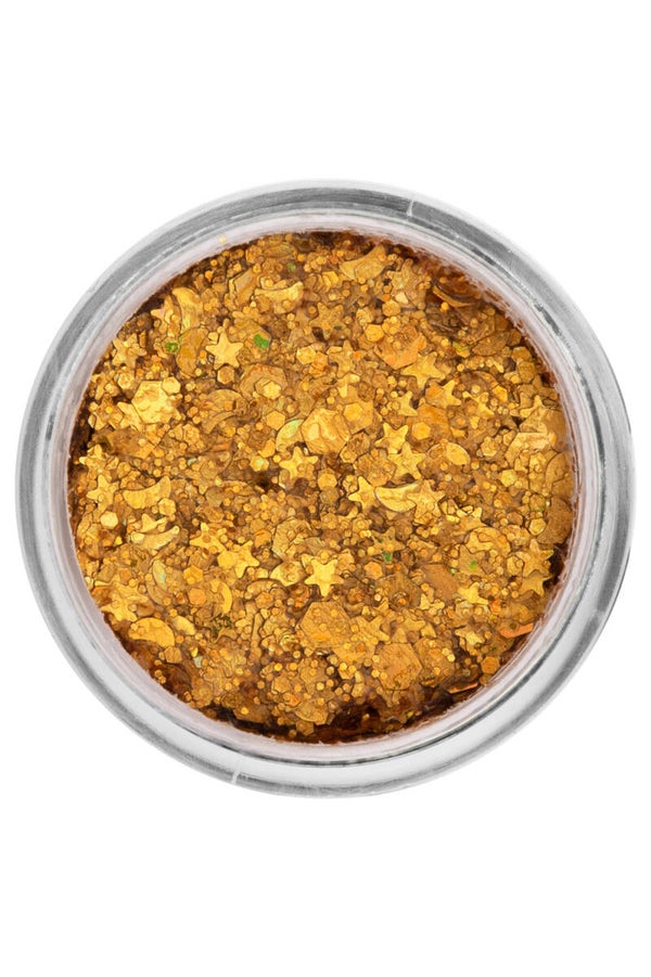 PXP Pressed chunky glitter cream - Gold Mellow - 10 ml