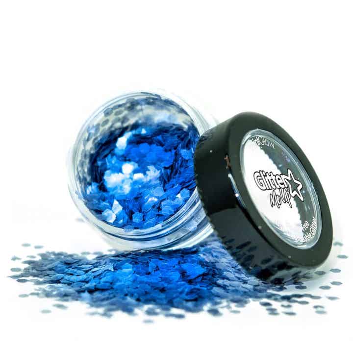 PaintGlow Holographic Chunky Glitter Biodegradable Bluebell 6 ml