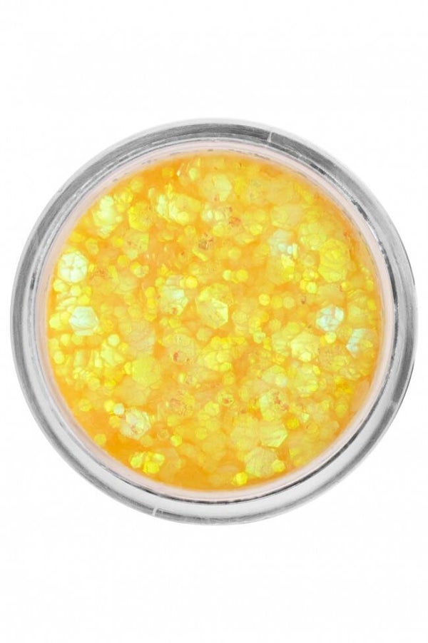PXP Pressed chunky glitter cream - Honey Yellow Chameleon - 10 ml