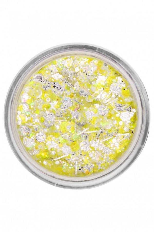PXP Pressed chunky glitter cream - Neon Yellow Candy - 10 ml