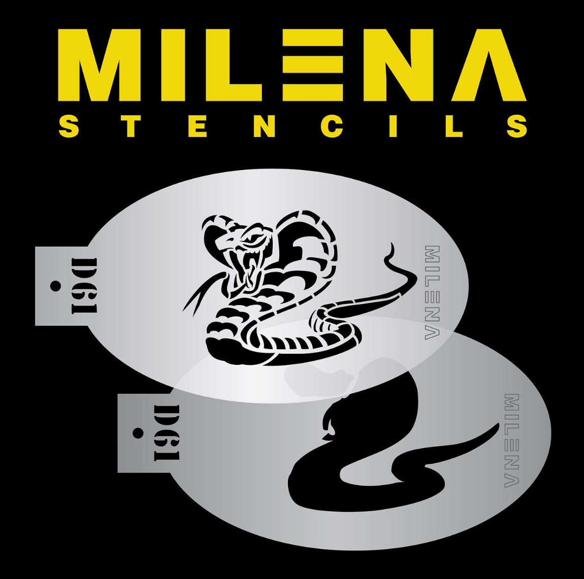 MILENA STENCILS |  Snake D61