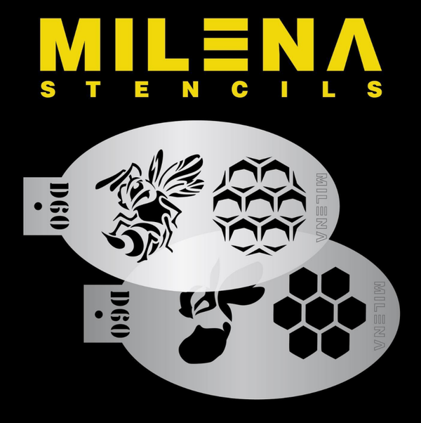 MILENA STENCILS |  Bee D60