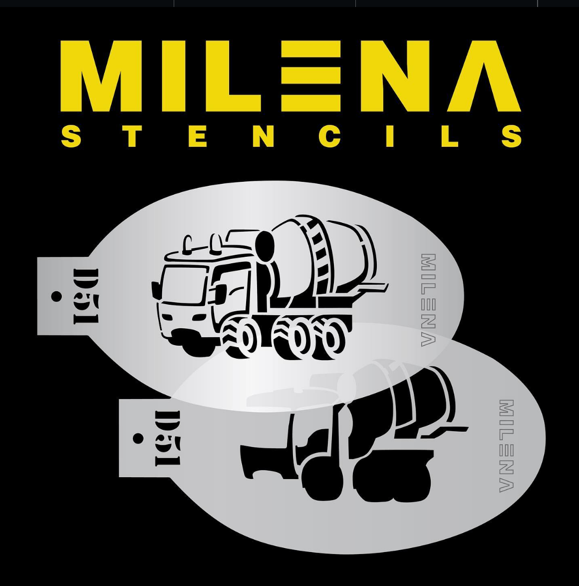 MILENA STENCILS |  Betonmixer D51
