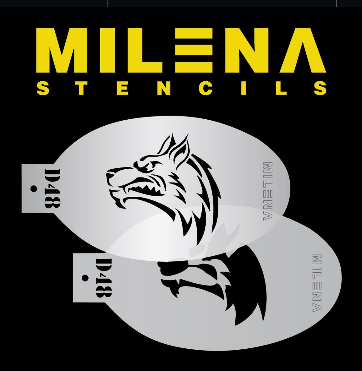 MILENA STENCILS |  Wolf D48