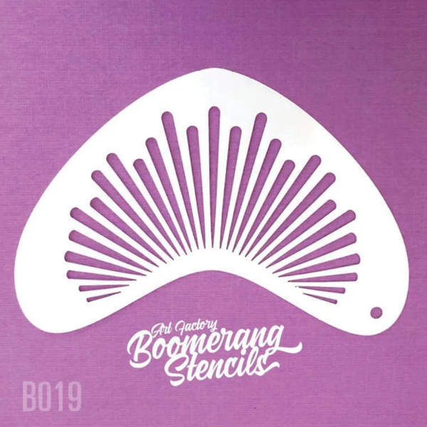 Fusion sjabloon - Boomerang art factory - Sunburst