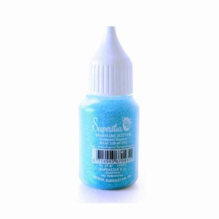 Superstar Glitterpuff Sky Blue