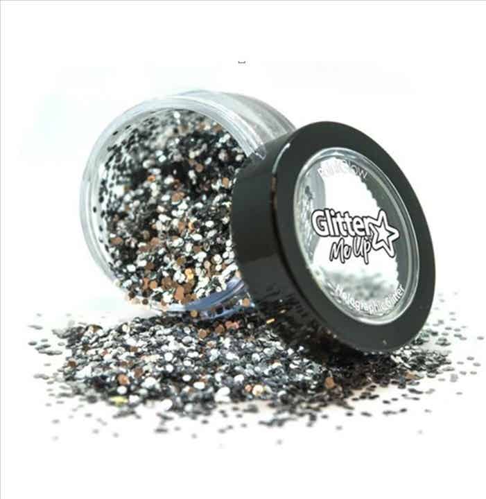 PaintGlow Holographic Chunky Glitter Biodegradable Snowdrop 6 ml