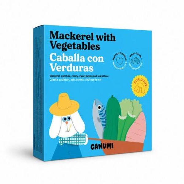 Canumi - Makreel met groente en zeesla voor honden - 250 gram