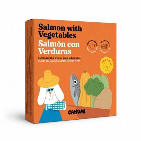 Canumi - Zalm met groente en zeesla voor honden - 250 gram