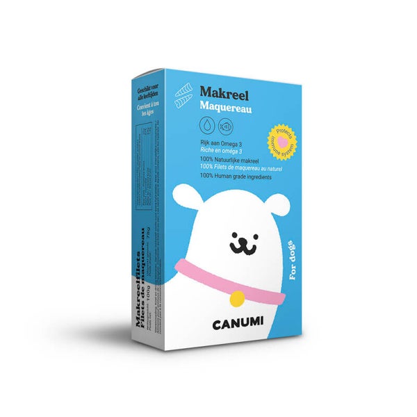 Makreel voor de hond - Canumi - 100 gram