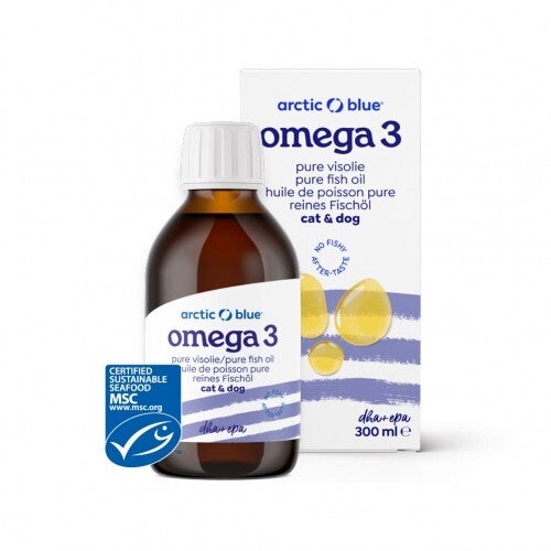 Omega 3 pure visolie vloeibaar - 300ml - Artic blue
