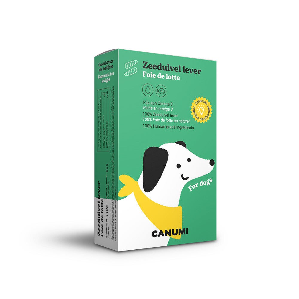 Zeeduivel lever voor de hond - Canumi - 110 gram