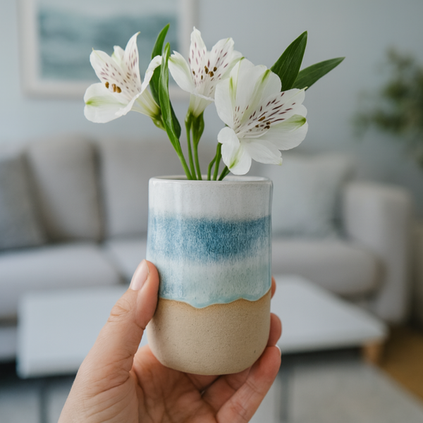 Lille vase - havglasur