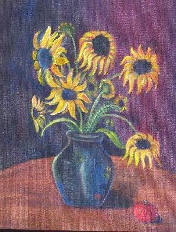 Sunflower with Apple