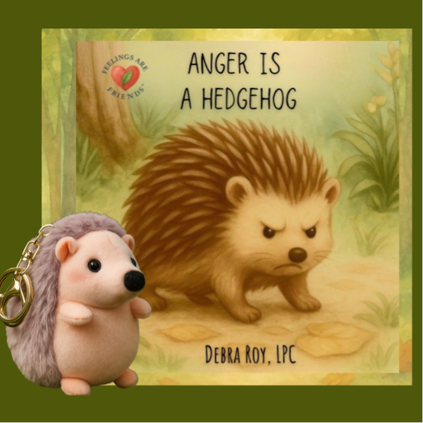 Anger Is a Hedgehog – Book + Pocket Henry Plush Set