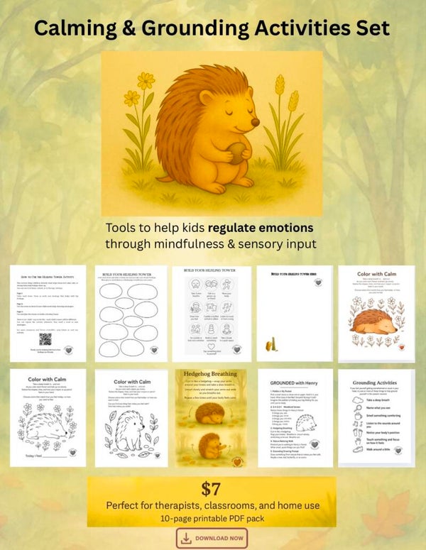Calming and Grounding Activities Pack