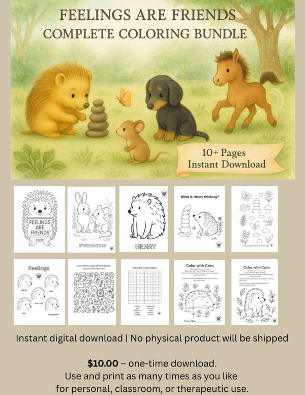 Feelings Are Friends – Complete Coloring Bundle