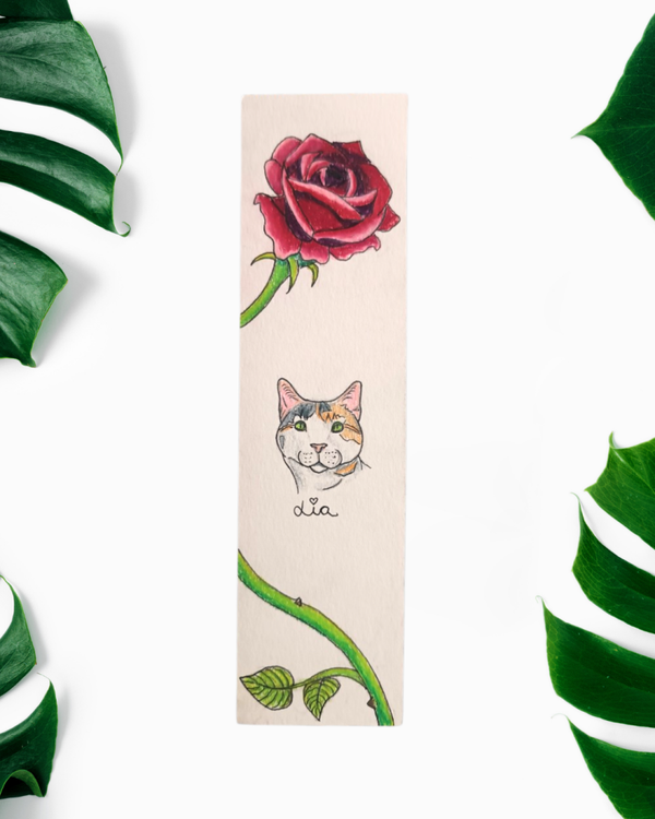 Marcapáginas estilo Sant Jordi