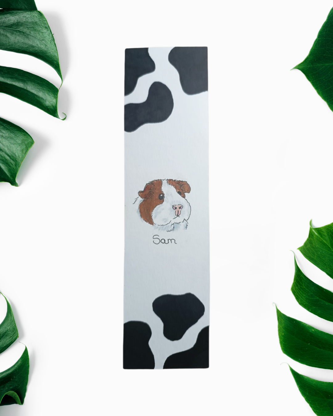 Marcapáginas estilo vaca