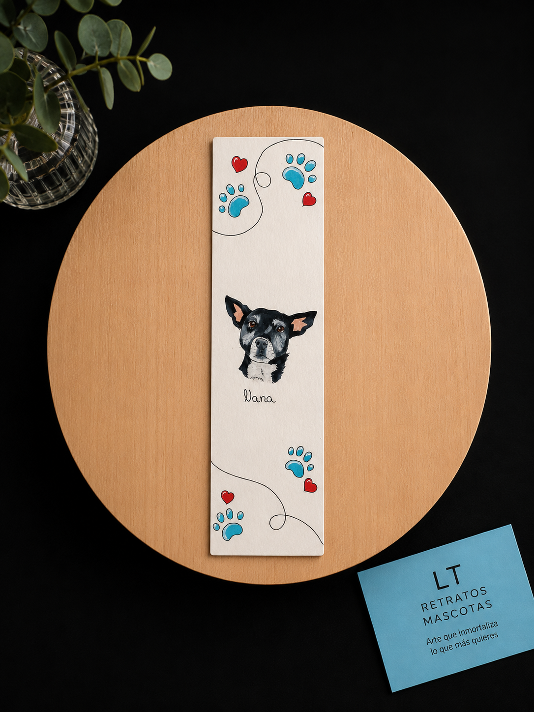 Marcapáginas estilo Love dog