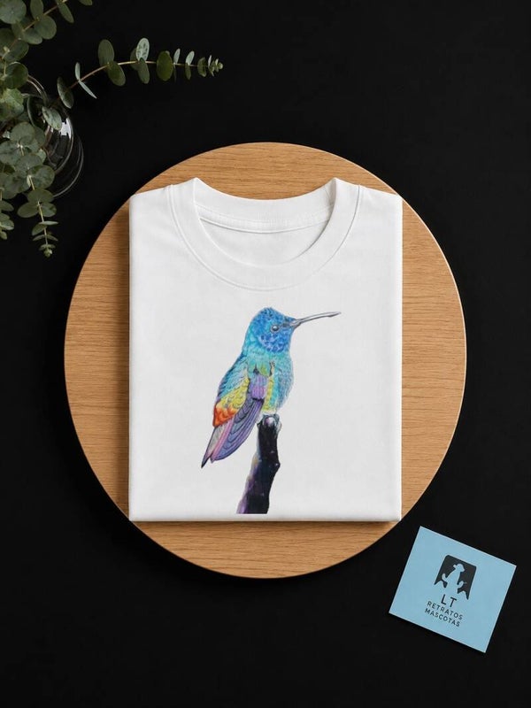 Camiseta colibrí