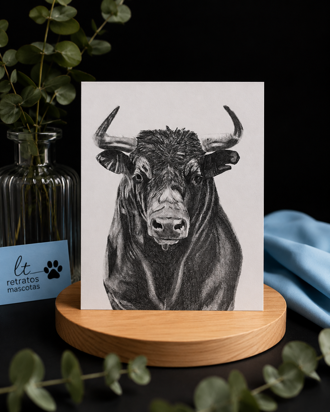 Toro a Grafito realista ORIGINAL