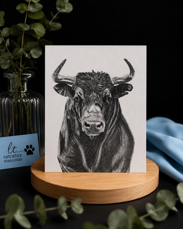 Toro a Grafito realista ORIGINAL