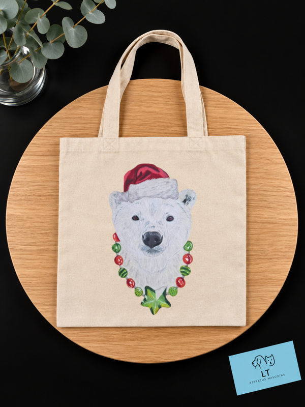 Tote bag navideña 2026